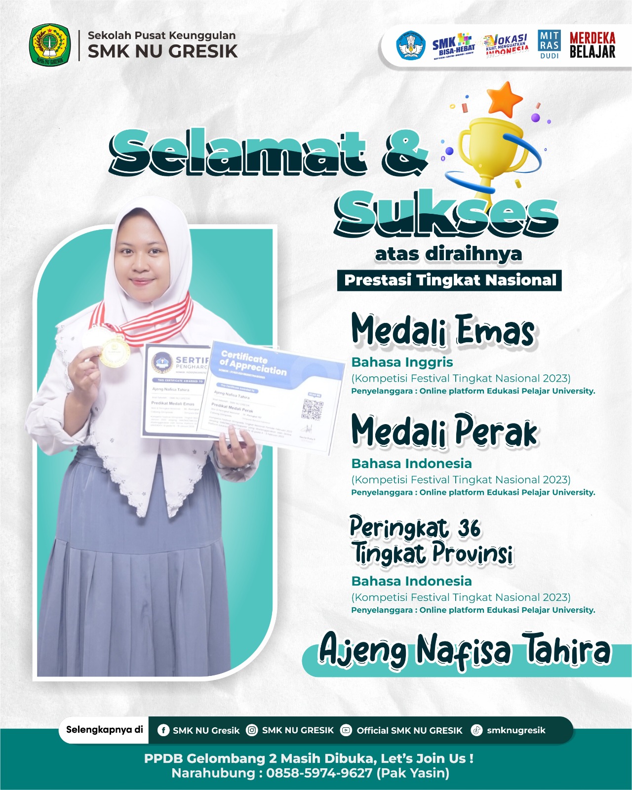 Medali Emas & Perak