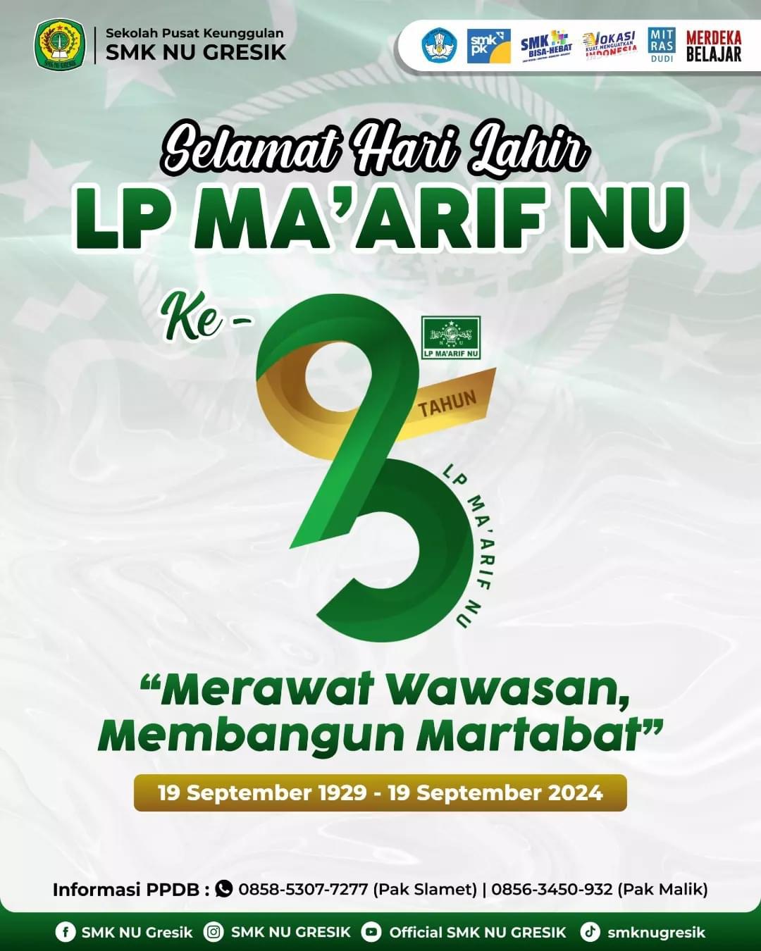 Selamat Hari Lahir LP. Ma’arif NU